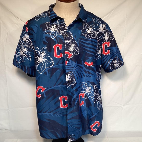 Bda Other - Cleveland Guardians Men's Button-Up Hawaiian Shirt Size XL